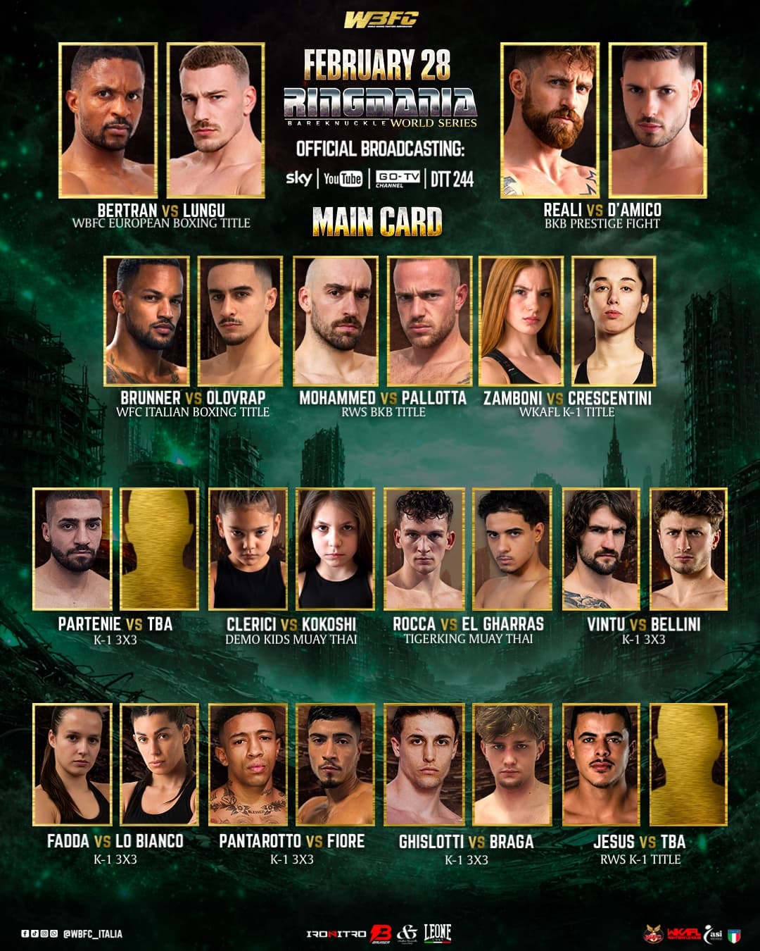 RINGMANIA - BAREKNUCKLE WORLD SERIES