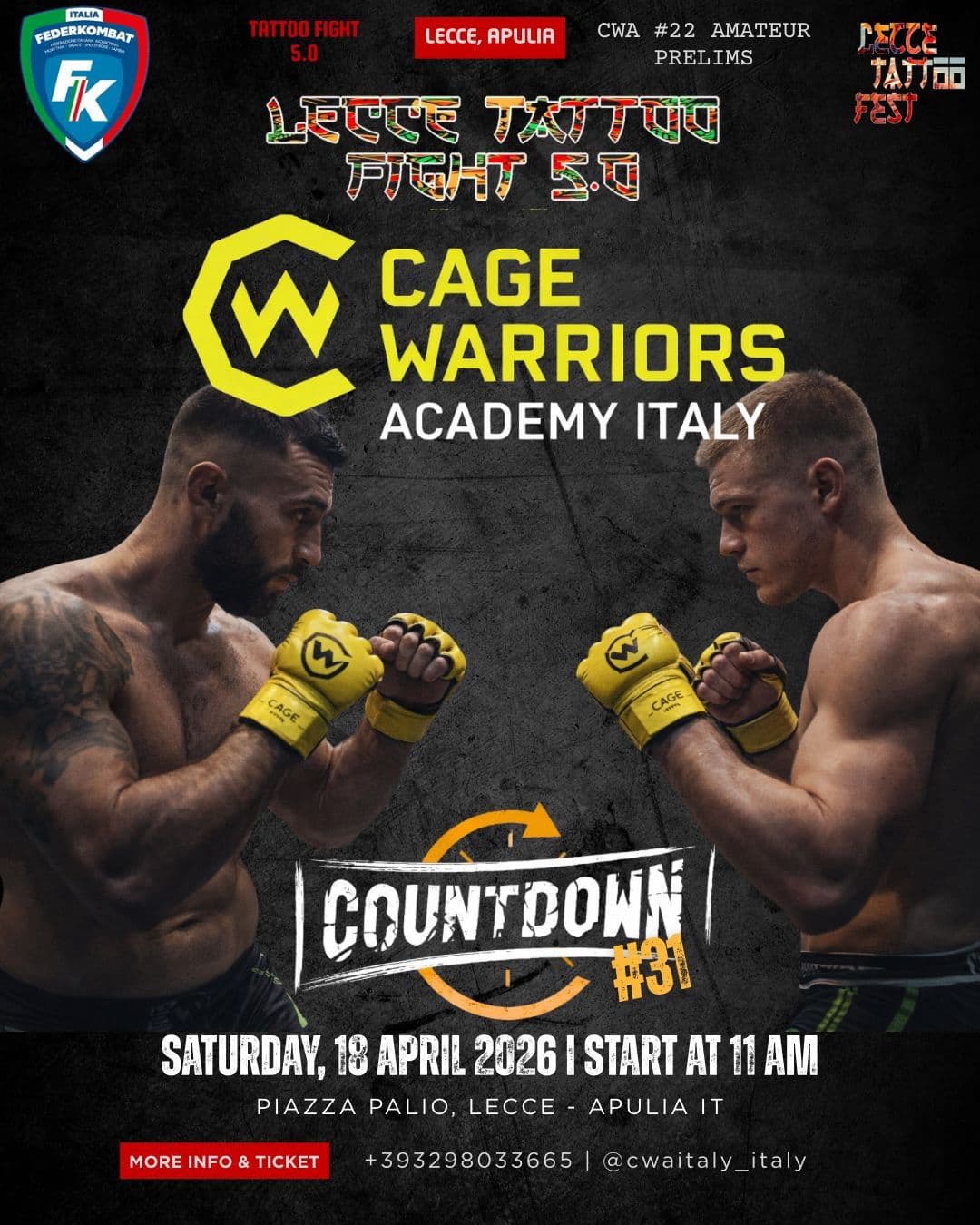 Lecce Tattoo Fight 5.0